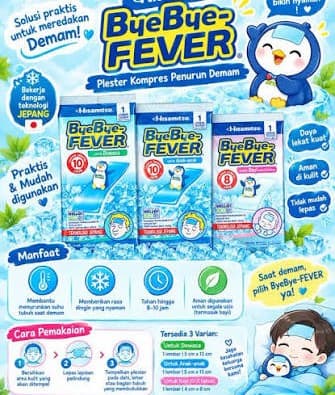 ByeBye Fever untuk Bayi, Anak & Dewasa